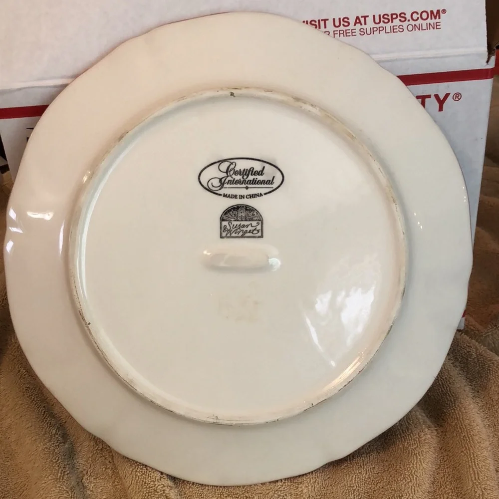 Susan Winget Certified International Rooster Dinner Plate 11